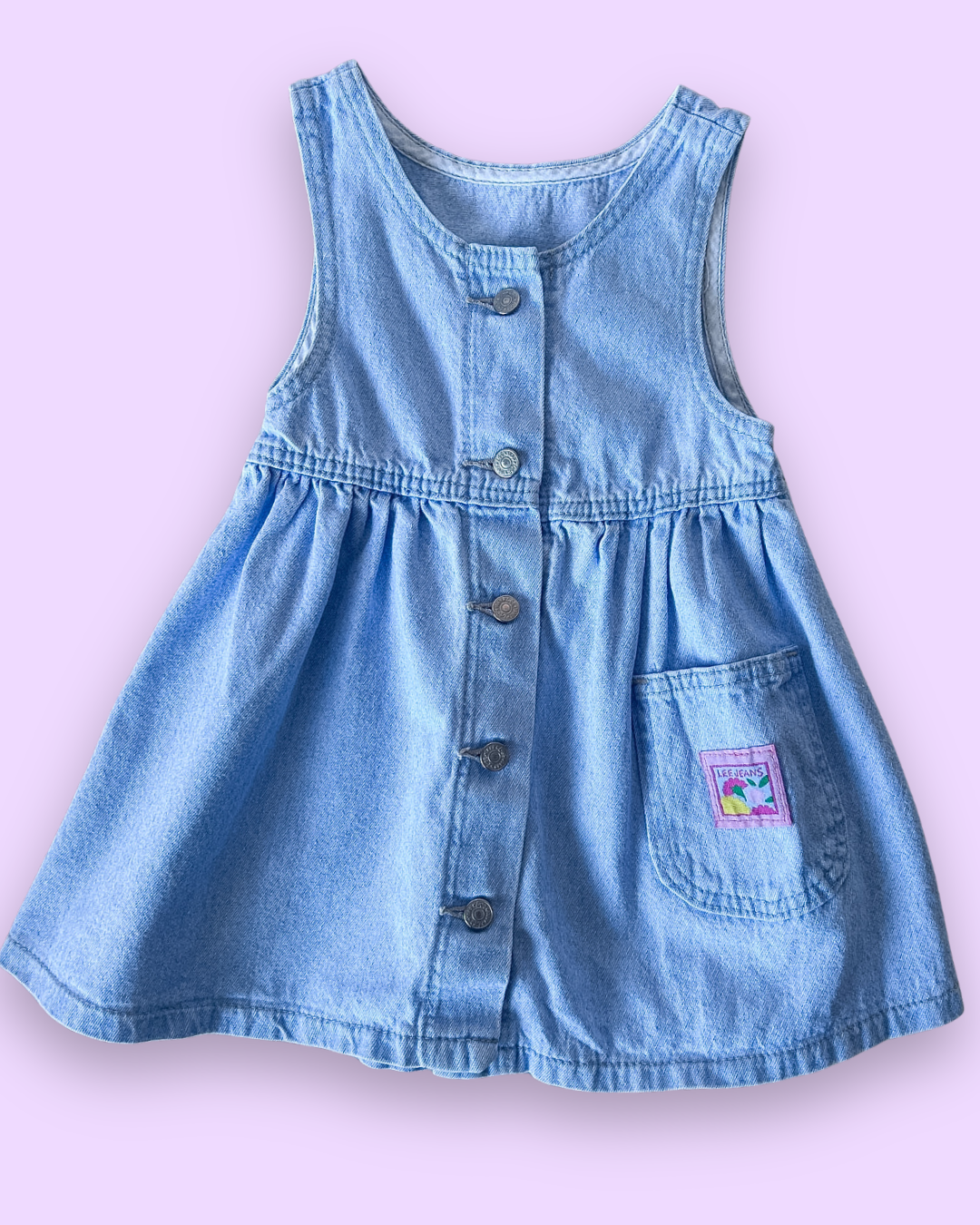Vintage Lee Denim Dress, approx 2 years
