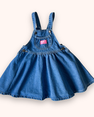 Vintage OshKosh Twirly Denim Dress, approx 4-5yrs