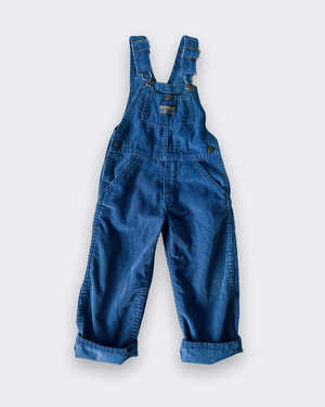 Vintage OshKosh Steel Blue Dungarees, approx 3-4yrs