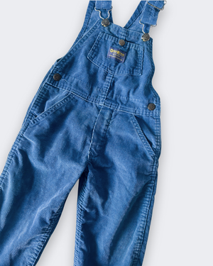 Vintage OshKosh Steel Blue Dungarees, approx 3-4yrs