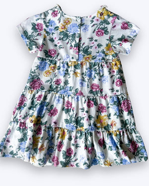 Vintage Pretty Collar Floral Dress, approx 3-4 years