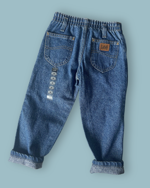Vintage Lee Mid Wash Jeans, approx 3-4yrs