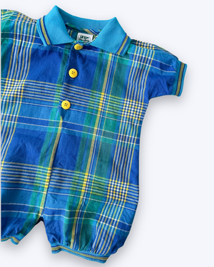 Vintage Check Romper, approx 2yrs