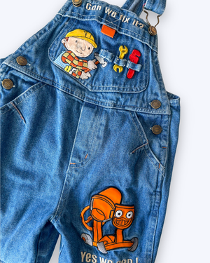Vintage Y2K era Bob The Builder Shortalls, approx 3-5yrs