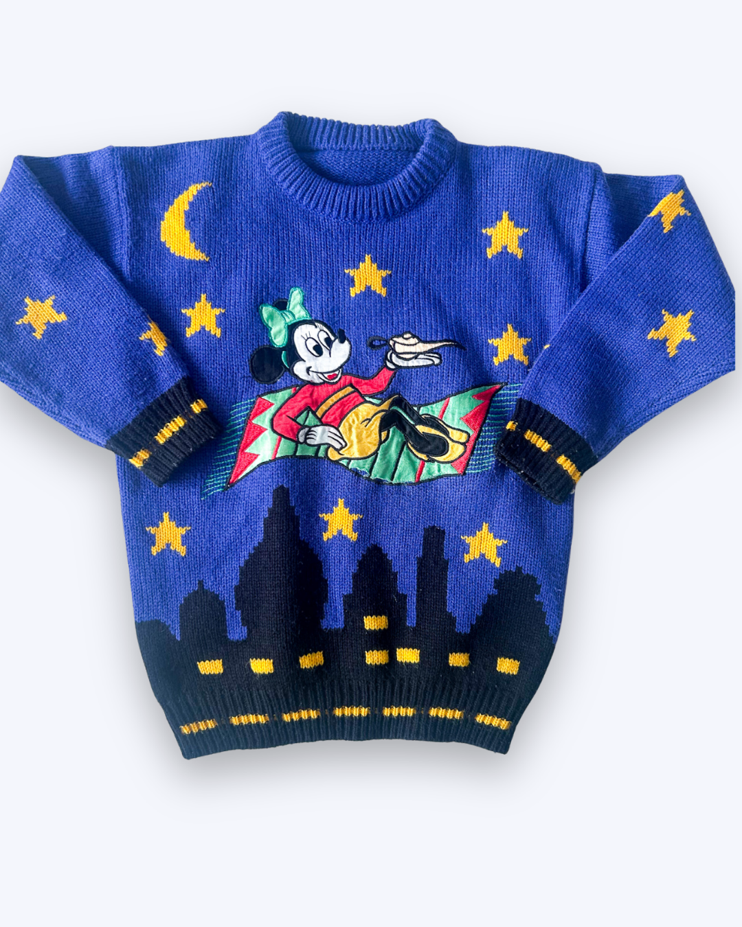 Vintage Minnie Skyline Jumper, approx 5-6yrs