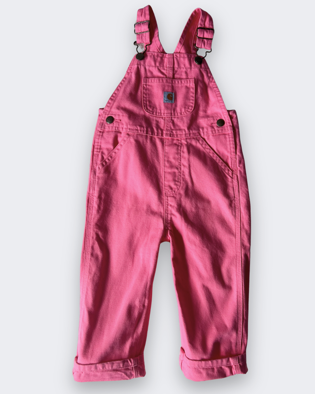 Carhartt Bright Pink Dungarees (non vintage), approx 2-3 yrs