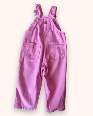 Carhartt (non vintage) Pink Dungarees, approx 18 months