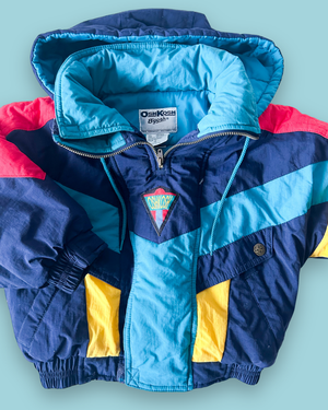 Vintage OshKosh Ski Style Puffer Jacket, approx 3 yrs