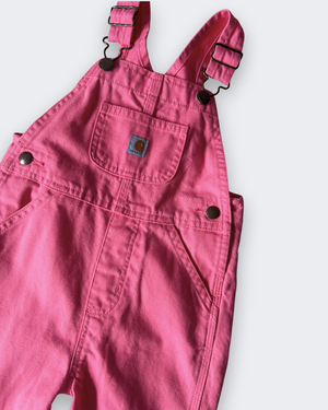 Carhartt Bright Pink Dungarees (non vintage), approx 2-3 yrs