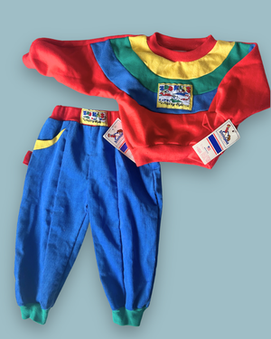Vintage Unworn Sweatshirt & Cords Set, approx 12-18m
