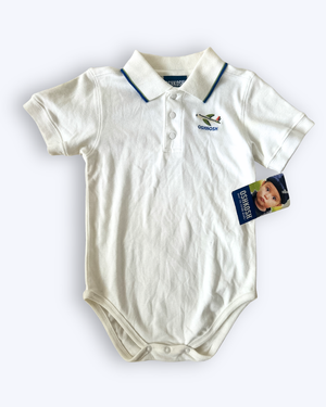 Unworn Y2k era OshKosh Check Shortalls & Bodysuit, approx 2-3yrs