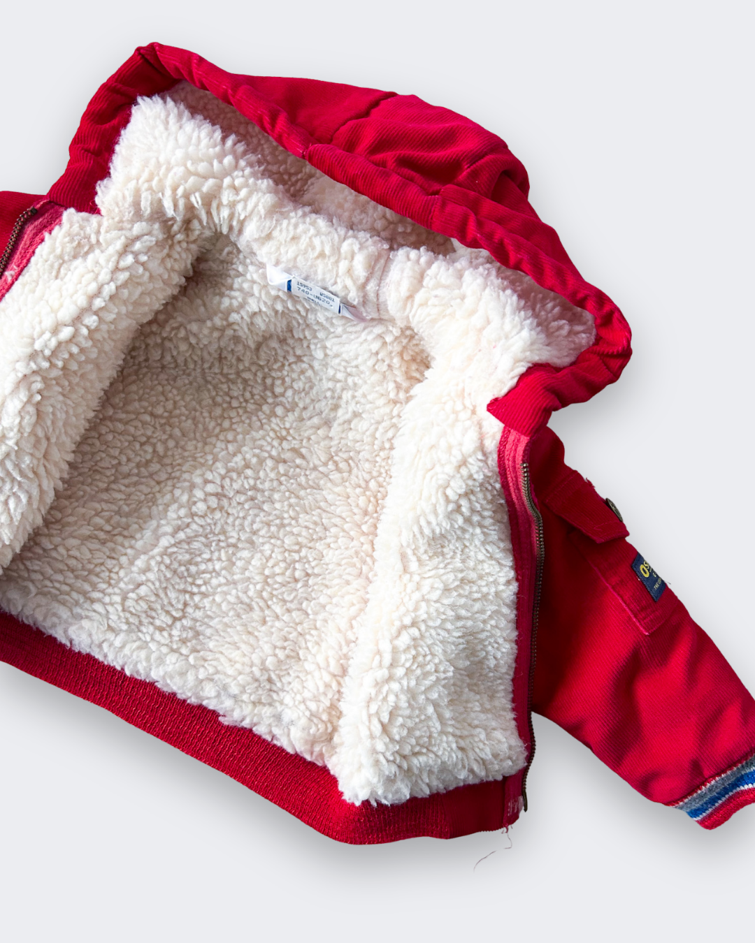 Vintage OshKosh Sherpa Lined Jacket, approx 1-2yrs