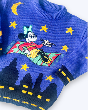 Vintage Minnie Skyline Jumper, approx 5-6yrs