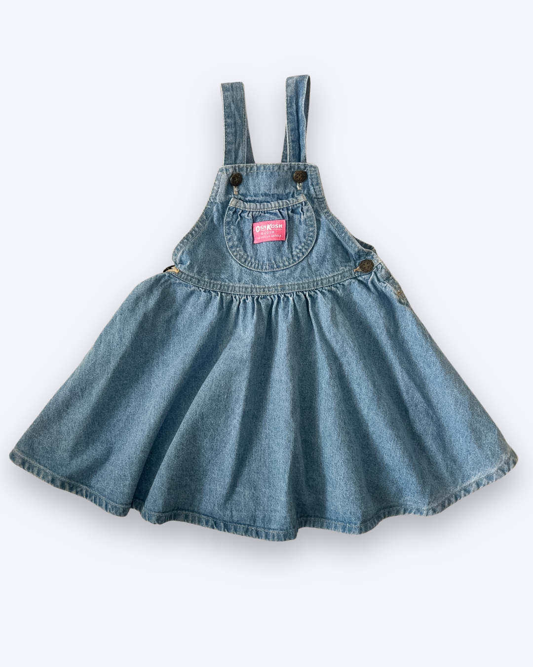 Vintage OshKosh Denim Twirly Dress, approx 4-5yrs