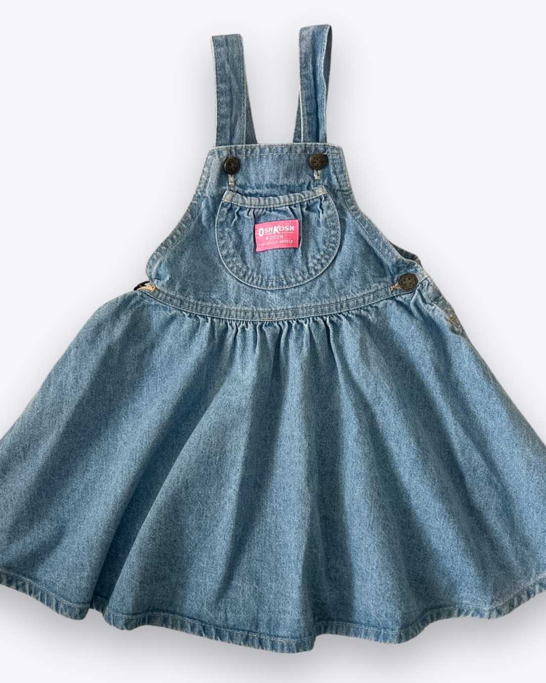 Vintage OshKosh Denim Twirly Dress, approx 4-5yrs
