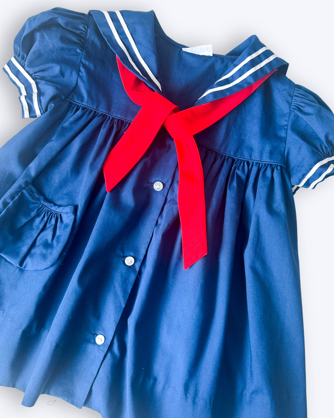 Vintage Sailor Style Dress, approx 18-24m+