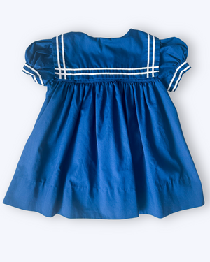 Vintage Sailor Style Dress, approx 18-24m+