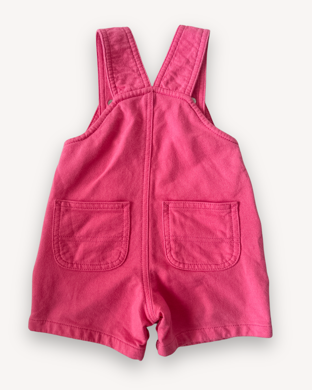 Carhartt (non vintage) Pink Jersey Shortalls, approx 12m