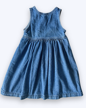 Vintage OshKosh Denim Dress, approx 4-5yrs