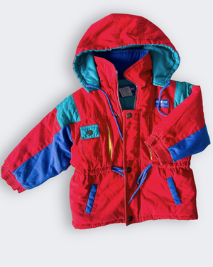 Vintage OshKosh Bright Padded Coat, approx 3 years