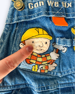 Vintage Y2K era Bob The Builder Shortalls, approx 3-5yrs
