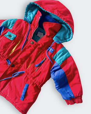 Vintage OshKosh Bright Padded Coat, approx 3 years