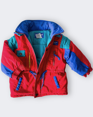 Vintage OshKosh Bright Padded Coat, approx 3 years