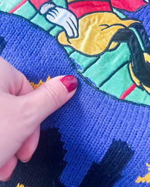 Vintage Minnie Skyline Jumper, approx 5-6yrs