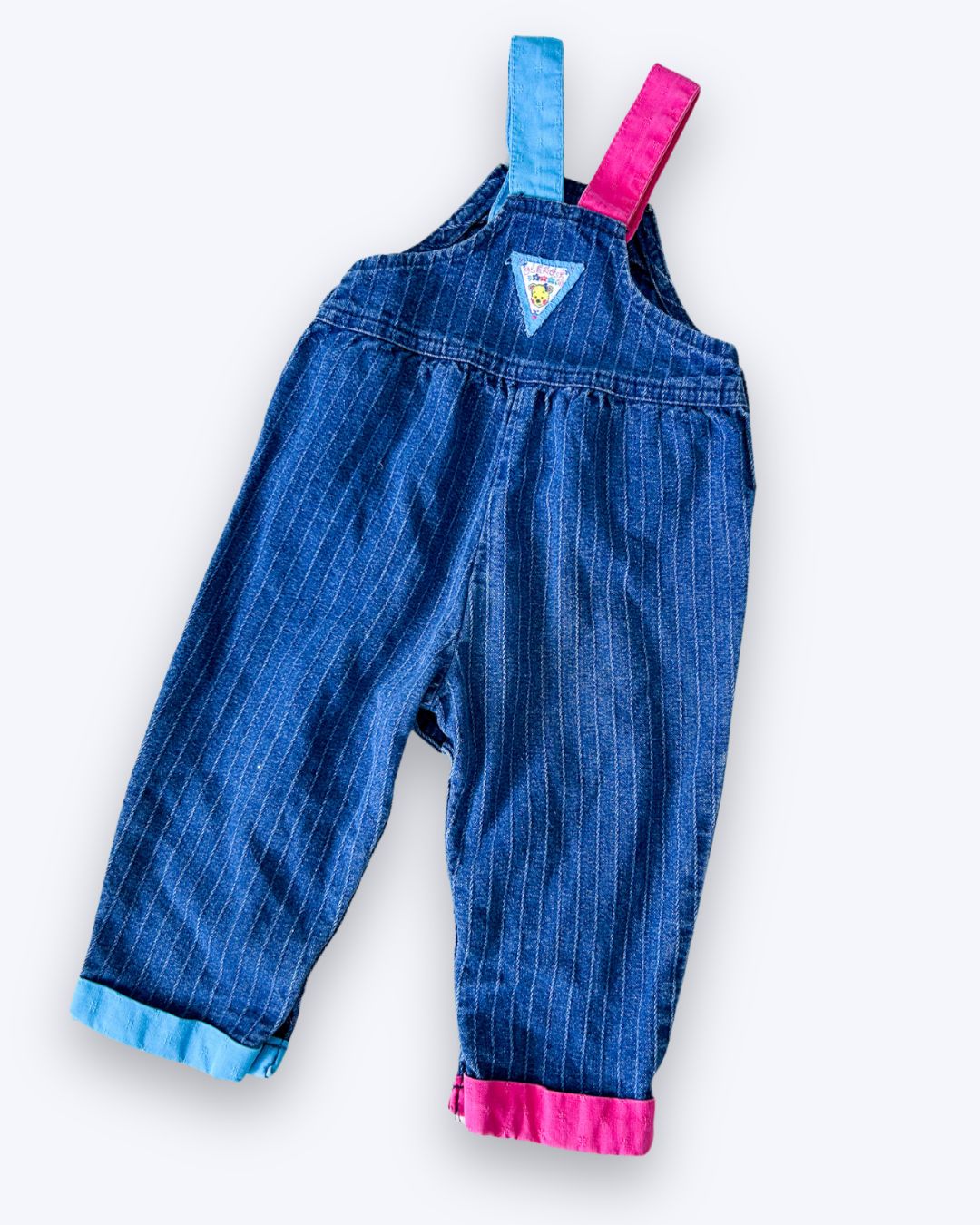 Vintage OshKosh Dancing Bear Dungarees, approx 9-12m