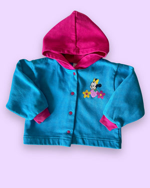 Vintage Minnie Mouse Hoodie, approx 12-18m+