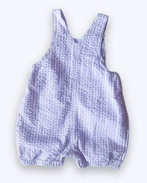Vintage (y2k) OshKosh Gingham Shortalls , approx 6-9m+