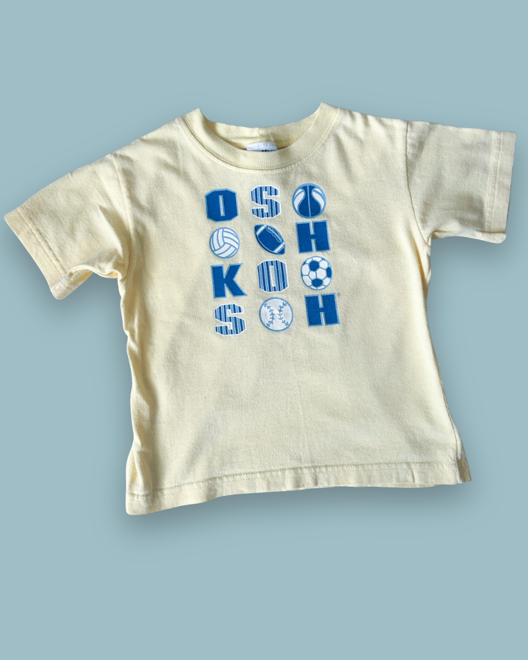 Vintage OshKosh Sports Tshirt, approx 3-4yrs