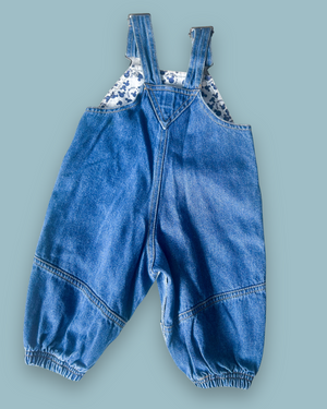Vintage Baby Mickey Dungarees, approx 6-12m