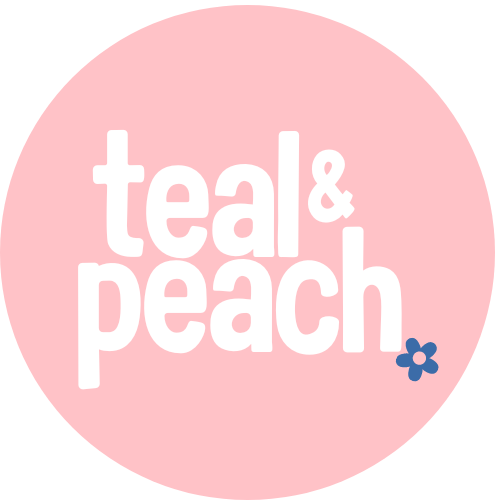 Teal & Peach logo